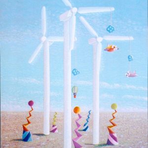 Vendita online opera dal titolo “Una ventata di nuova energia” realizzata dall'artista contemporaneo Francesco Cassanelli